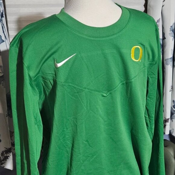 NIKE DRI-FIT OREGON DUCKS MICRO FLEECE LONG SLEEVE DJ5128-377 - Picture 1 of 7
